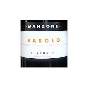 2005 Giovanni Manzone Barolo 750ml Grocery & Gourmet Food