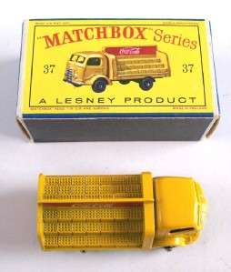 MATCHBOX LESNEY 37 COCA COLA LORRY, 1961, BPW, MIB  