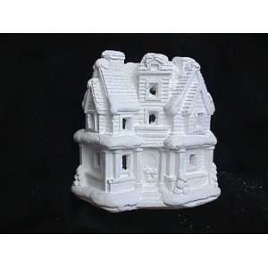  House plastercraft no fire use acrylic paints small town 