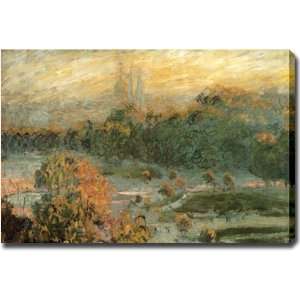 Claude Monet Pond Giclee Canvas Oil Brush Art 