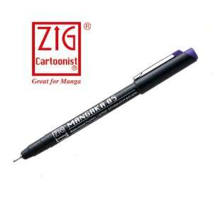  Zig Cartoonist Mangaka Marker Pen   0.5mm Tip   Black 