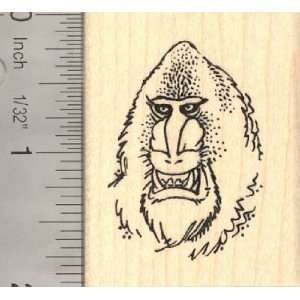 Mandrill Monkey Rubber Stamp Arts, Crafts & Sewing