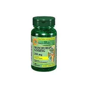  Manchurian Ginseng 250 mg 250 mg 50 Softgels Health 