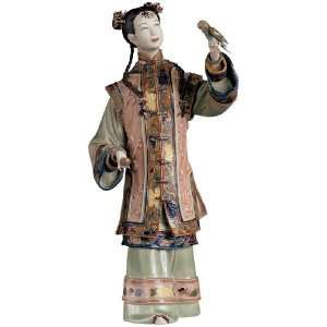  12 Manchurian Princess with Her Pet Sculpture Asian 