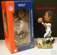 Jerry Rice White Jersey 1st Edition Bobblehead RAIDERS  