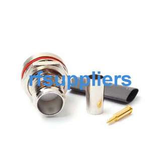 RP TNC female crimp RF coxial connector for RG58,LMR195  