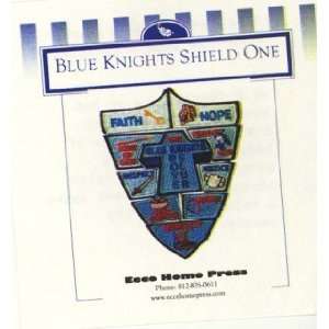  Blue Knights Boys Club Shield Badges   Year 2