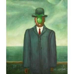  The Son of Man (Magritte) Oil Painting on Canvas Hand Made 