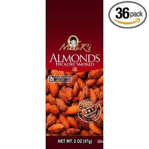 Madi Ks Hickory Smoked Almonds, 2 Ounce Grocery & Gourmet Food
