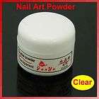 Crystal Powder For Acrylic Nail Art Tips Manicure Clear