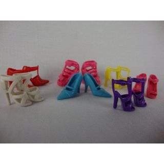 Pairs of Shoes Made to Fit the Barbie Doll