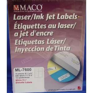  Laser / Ink Jet 1 1/2 x 4 Labels