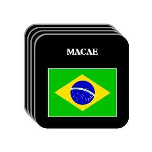  Brazil   MACAE Set of 4 Mini Mousepad Coasters 
