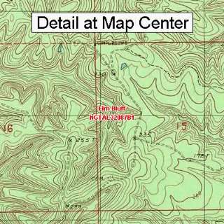   Map   Elm Bluff, Alabama (Folded/Waterproof)