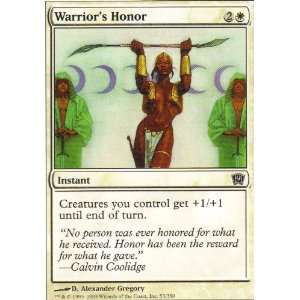 Warriors Honor Playset of 4 (Magic the Gathering  9th Edition #53 