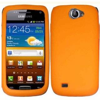 Orange Silicone Jelly Skin Case Cover for Samsung Exhibit 2 T679