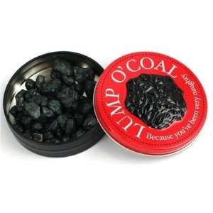 Candy Tin Lump O Coal Coal Shaped Gum  Grocery & Gourmet 