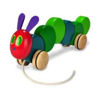   Eric Carle The Very Hungry Caterpillar Wood Pull Toy by Kids Preferred