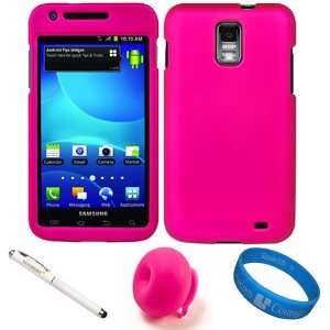 Hot Pink Snap On Protector Case for Samsung Galaxy S II Skyrocket LTE 