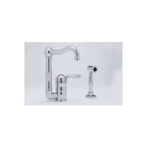  Rohl Single Lever Country Kitchen Faucet with Sidespray 