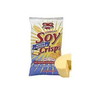  Low Fat Soy Crisps White Cheddar   12 x 3 oz. Bags Health 
