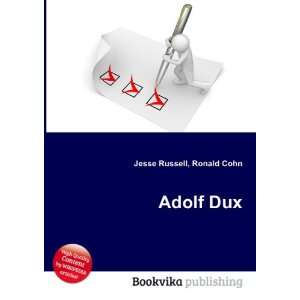  Adolf Dux Ronald Cohn Jesse Russell Books