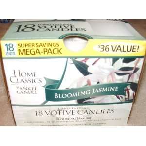   Candle Mega Pack Blooming Jasmine Long lasting 18 Votive Candles Home