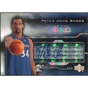   Pro Sigs Rookies #PR Peter John Ramos Autograph Sports Collectibles