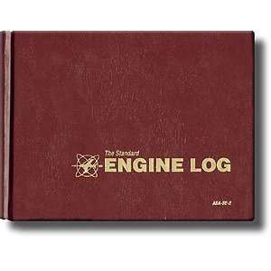  ASA Engine Logbook (Burgundy, Hard cover) 