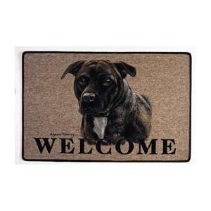  Staffordshire Bull Terrier Decoratve Welcome Mat
