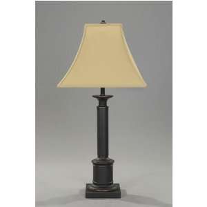  Living Well 1087RB One Light Shaped Table Lamp in Rubbed 