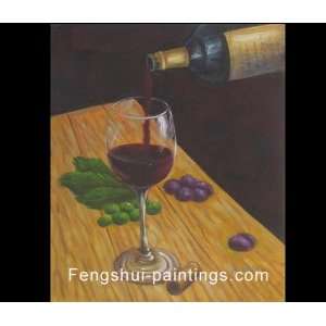  Wine Painting, Oil Painting On Canvas Art, Hand Painted 