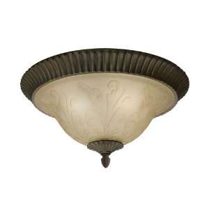  Lithonia Lighting 10725 BZA Priscilla 1 Light Flush Mount 