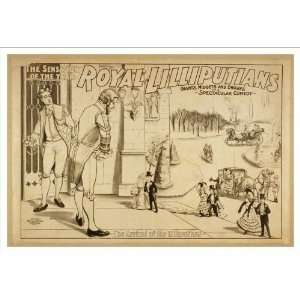  Historic Theater Poster (M), Royal Lilliputians the 