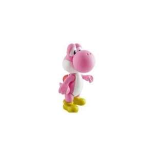   Super Mario Bros. Wave 1 2 inch Pink Yoshi Mini Figure Toys & Games