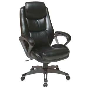  Work Smart ECH89187 EC3 Executive Eco Leather Chair with 