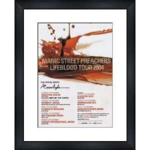 MANIC STREET PREACHERS Lifeblood Tour 2004   Custom Framed 