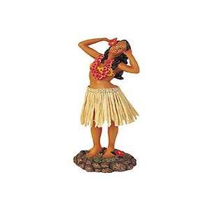  Hawaiian Dashboard Doll Leilani Girl Singing Beige 