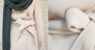 Women Asian Korean Style Hooded Gray Long Sweater Hoodie Hoody Coat 