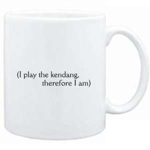  Mug White  i play the Kendang, therefore I am 