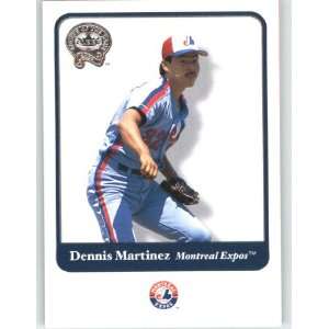  2001 Fleer Greats of the Game #29 Dennis Martinez 