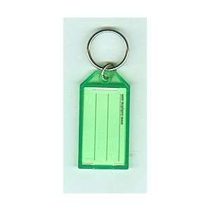  Key Tag, w/Split Ring 60500 40 Green 100/box Everything 