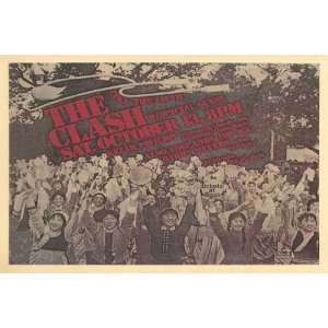  The Clash   Concert Poster (1979) Kezar Pavillion San 
