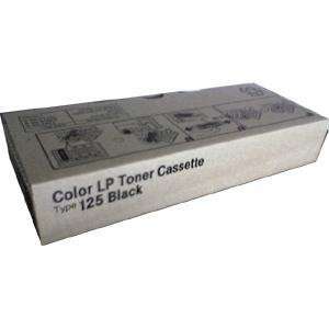  Ricoh Type 125 Black Toner Cartridge   Laser   5000 Page 