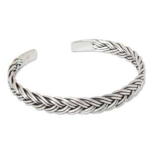  Sterling silver cuff bracelet, Lanna Legend Jewelry
