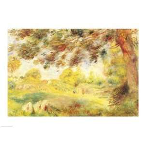 Spring Landscape   Poster by Pierre Auguste Renoir (24x18)