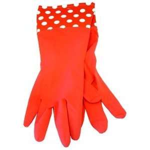  Kitchen Basics Professional Rubber Gloves   Polka Dot 