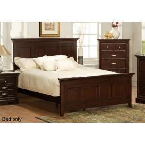 King Size Bed Panel Headboard in Espresso Finish