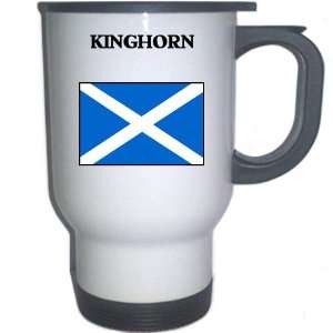  Scotland   KINGHORN White Stainless Steel Mug 