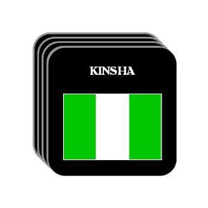  Nigeria   KINSHA Set of 4 Mini Mousepad Coasters 